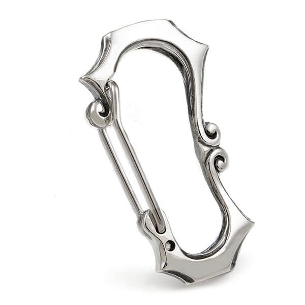 送料無料 名入れ カラビナフック キーホルダー 925 銀製 刻印 シルバー ギフト 人気 おしゃれ オリジナル ドメスティック ブランド D.four ディーフォー DF-062 |  | 09