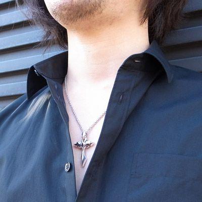 ネックレス シルバー メンズ クロス 十字架 送料無料 ギフト