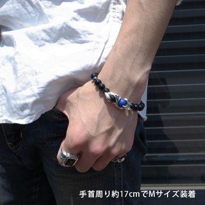 パワーストーン 数珠 天然石 ブレスレット シルバー オニキス ヘマタイト タイガーアイ ラピスラズリ 水晶 メンズ シルバー925 dagdart ダグダート |  | 04