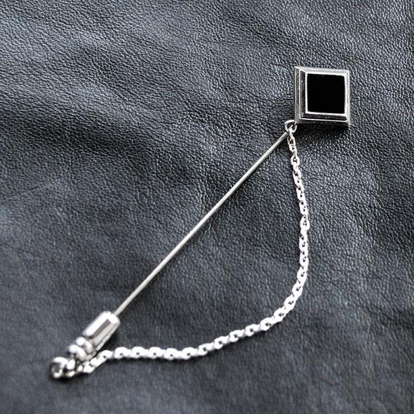 ラペルピン スーツ シルバー オニキス メンズ スクエア シンプル 925 人気 プレゼント パーティーアクセ ギフト オリジナル dagdart ダグダート DK-069OX |  | 02