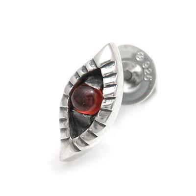 【メール便！送料無料※指定日・代引き不可】ガーネット シルバーピアス  片売り メンズ  人気 ハンドメイド ブランド DAgDART ダグダート DP-075GN | 