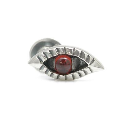 【メール便！送料無料※指定日・代引き不可】ガーネット シルバーピアス  片売り メンズ  人気 ハンドメイド ブランド DAgDART ダグダート DP-075GN |  | 01