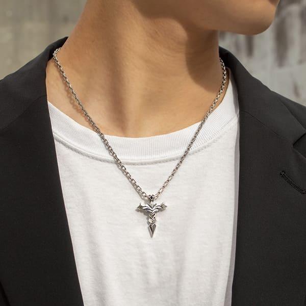 ペンダント ネックレス クロス シルバー925 メンズ ギフト オリジナル 