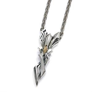 送料無料 シルバー ゴールドペンダント クロス ネックレス メンズ