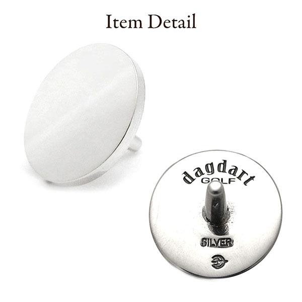 送料無料 ゴルフマーカー 名入れ シルバー925 ギフト 父の日 還暦 退職 誕生日 敬老の日 お祝い コンペ ラウンド用品 ボールマーカー 軸付き 刻印 MS-001 |  | 03