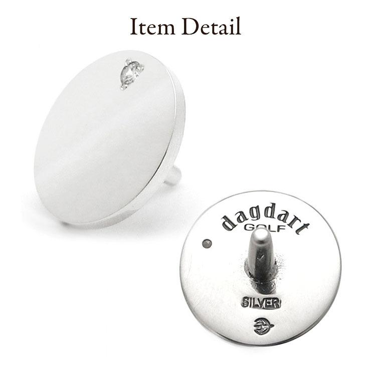 送料無料 ゴルフマーカー 名入れ 誕生石 シルバー925 ギフト プレゼント 父の日 還暦 退職 誕生日 お祝い コンペ ゴルフ用品 ボールマーカー 軸付き 刻印 MS-002 |  | 04