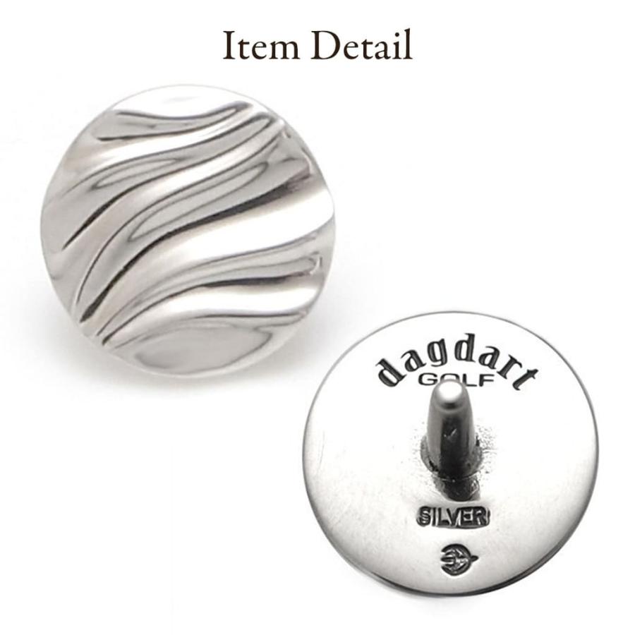 送料無料 ゴルフマーカー 名入れ シルバー925 軸 ギフト プレゼント 父の日 還暦 退職 誕生日 敬老の日 お祝い コンペ ボールマーカー 刻印 銀製 MS-024 |  | 03