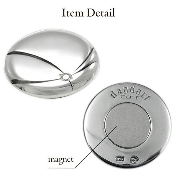 送料無料 ゴルフマーカー 名入れ 誕生石 シルバー925 ギフト プレゼント 還暦 退職 誕生日 父の日 お祝い マーカー ボールマーカー マグネット MS-026 |  | 05