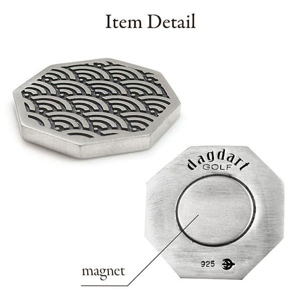 送料無料 ゴルフマーカー 名入れ シルバー925 ギフト プレゼント 父の日 還暦 退職 誕生日 お祝い マーカー コンペ  ボールマーカー マグネット MS-038 |  | 04