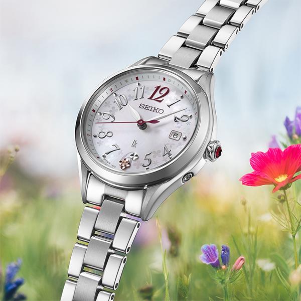 SEIKO セイコー LUKIA ルキア 日本製 ソーラー電波 チタン SSQW091 レディース 腕時計 国内正規品 送料無料の画像