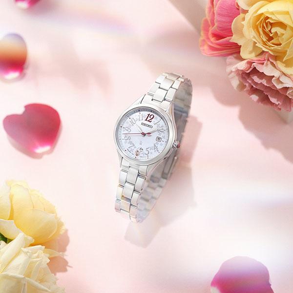 SEIKO セイコー LUKIA ルキア 日本製 ソーラー電波 チタン SSQW091 レディース 腕時計 国内正規品 送料無料の画像