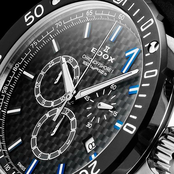 EDOX（エドックス） クロノオフショア1 クロノグラフ 10221-3-NIBU2