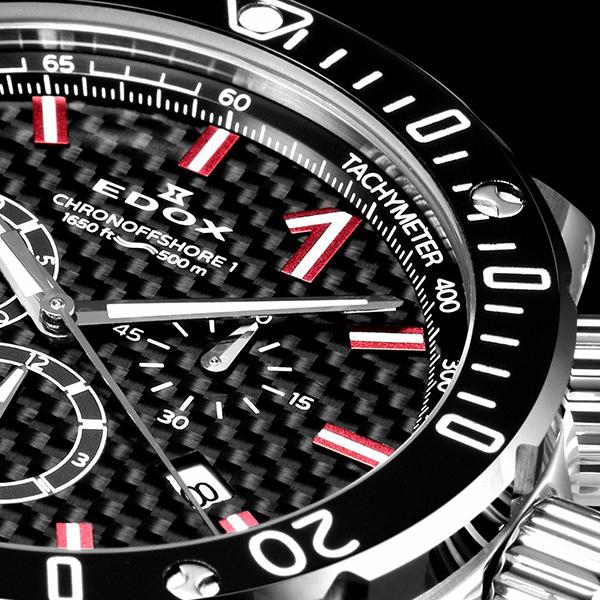 EDOX（エドックス） クロノオフショア1 クロノグラフ 10221-3-NIRO2
