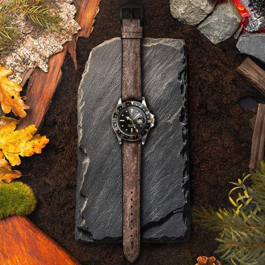 HIRSCH ヒルシュ Stone Autumn 0925044010-5-22 ブラウン 取付幅 22mm