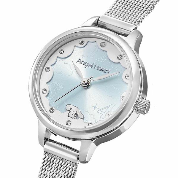 新品 Angel Heart シナモロール 腕時計 フェイス型専用ポーチ セット エンジェルハート シナモロール コラボレーションモデル SR24SS