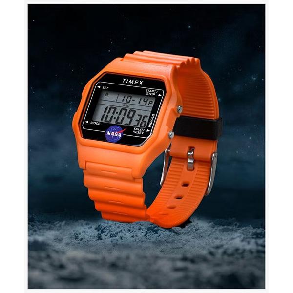 TIMEX（タイメックス） NASAコラボレーション オレンジ 軽量 デジタル