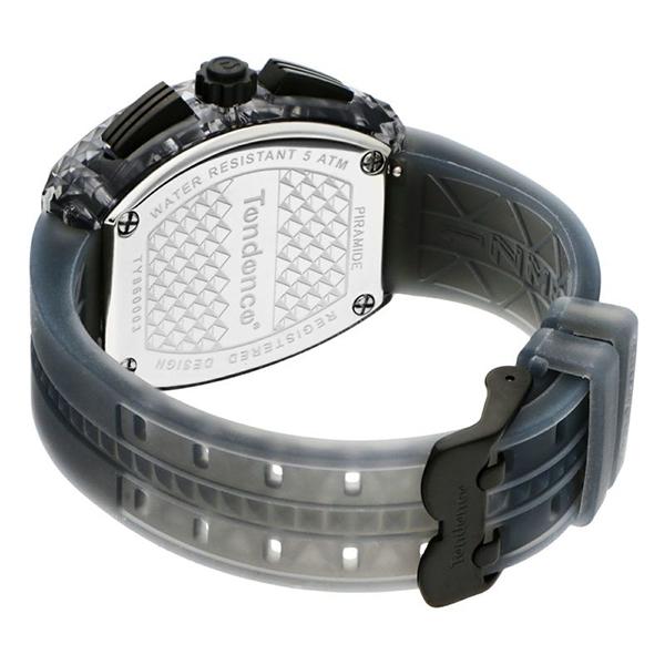 Tendence（テンデンス） グレー ブラック スケルトンバンド TY860003