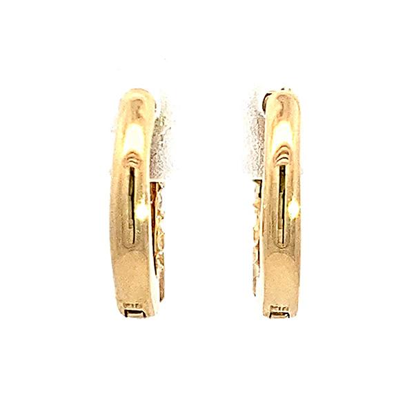 240703）天然ダイヤモンドピアス フープピアス 18k エタニティ ピアス