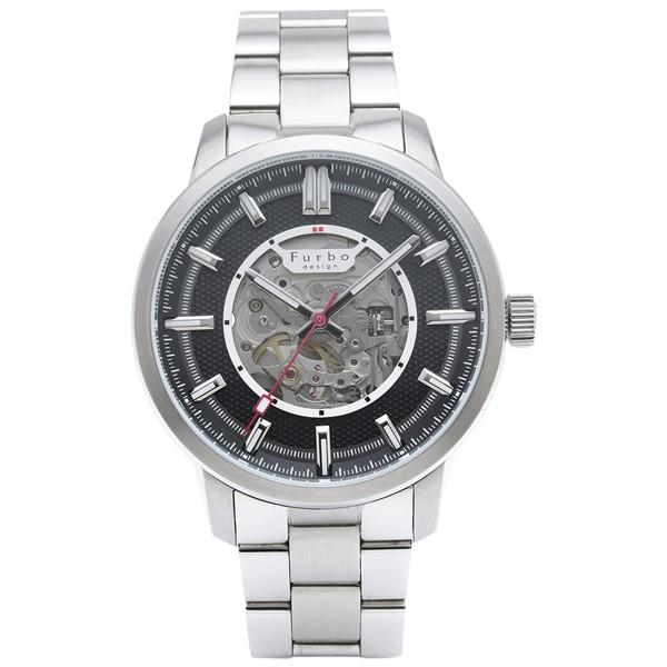 メタルバンド ブラック F8203BKSS Furbo Design フルボデザイン メンズ 腕時計 国内正規品 送料無料 | Furbo design