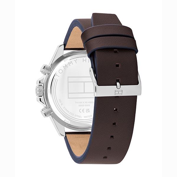TOMMY HILFIGER トミーヒルフィガー クロノグラフ ダークグレー ダークブラウン 1792208 爆買の画像