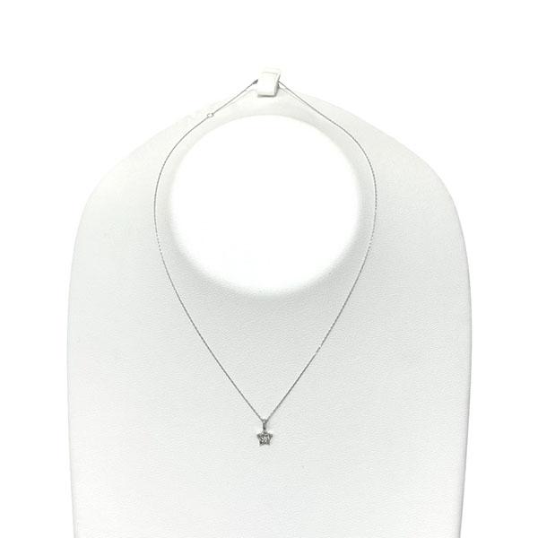 スター 星 ネックレス 小さめ 上品 プラチナ ダイヤモンド 0.10ct 