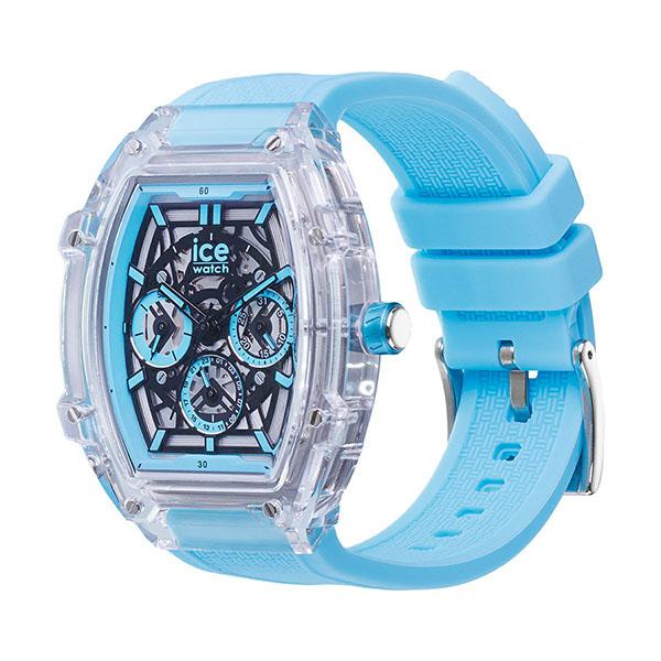 ICE WATCH（アイスウォッチ） ブルー スケルトン クリアケース トノー