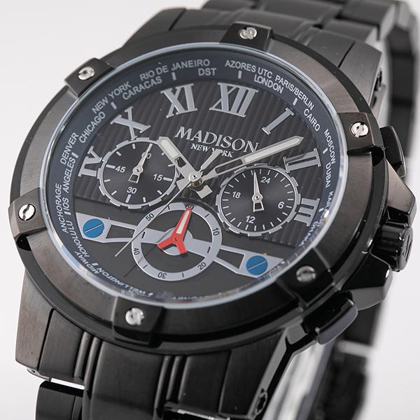 MA011007-7 マディソン ニューヨーク MADISON NEW YORK メンズ 腕時計 