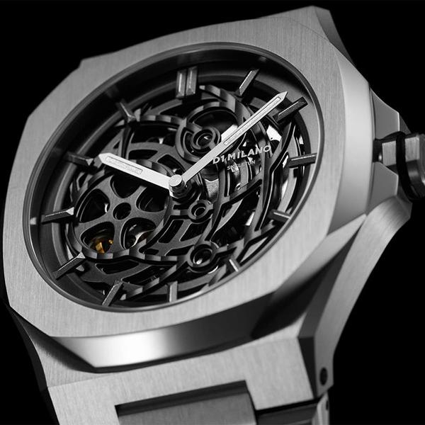 D1 MILANO ディーワンミラノ スケルトン リスタイリング オートマチック シルバー SKBJ10 メンズ 腕時計 国内正規品 送料無料の画像