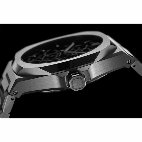 D1 MILANO ディーワンミラノ スケルトン リスタイリング オートマチック シルバー SKBJ10 メンズ 腕時計 国内正規品 送料無料の画像