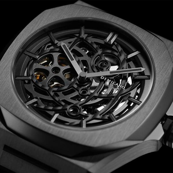 D1 MILANO ディーワンミラノ スケルトン リスタイリング オートマチック ガンメタル SKBJ11 メンズ 腕時計 国内正規品 送料無料の画像