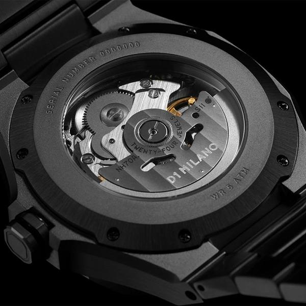 D1 MILANO ディーワンミラノ スケルトン リスタイリング オートマチック ガンメタル SKBJ11 メンズ 腕時計 国内正規品 送料無料の画像