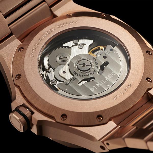 D1 MILANO ディーワンミラノ スケルトン リスタイリング オートマチック ローズゴールド SKBJ12 メンズ 腕時計 国内正規品 送料無料の画像