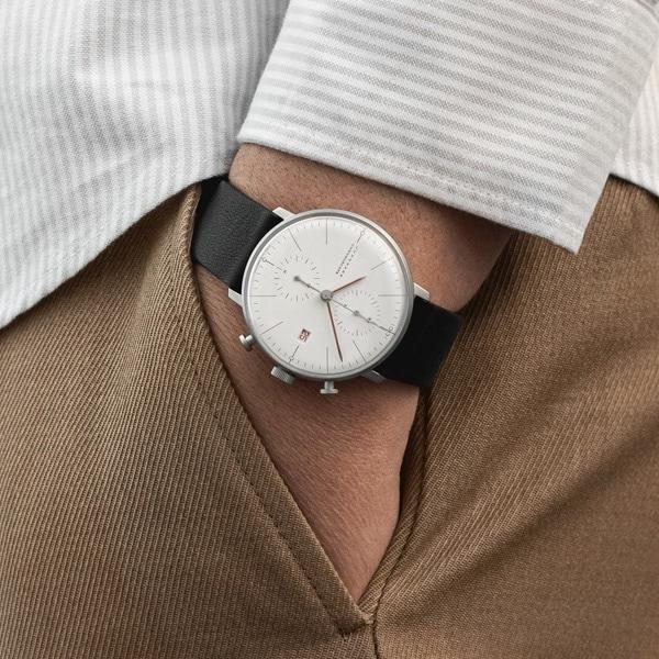 Junghans JUNGHANS ユンハンス Max Bill Chronoscope Bauhaus 27-4303 