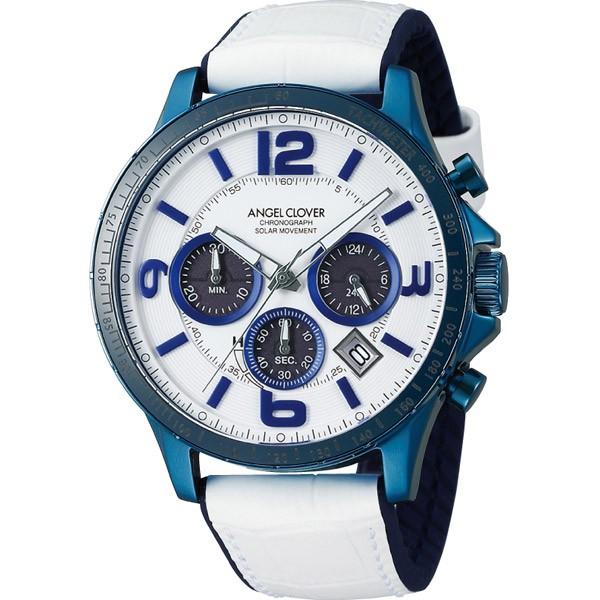 タイムクラフト ソーラー TCS44BNV-WH Angel Clover エンジェル