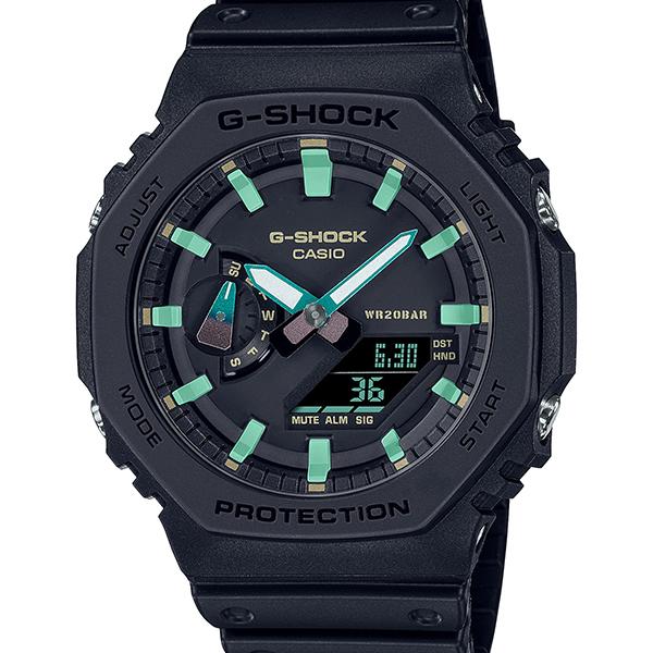 G-SHOCK TEAL AND BROWN COLOR GA-2100RC-1AJF Gショック CASIO カシオ