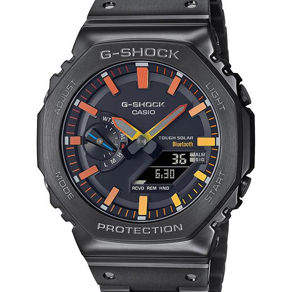 G-SHOCK Gショック ジーショック カシオ CASIO フルメタル レインボーカラー アクセント GM-B2100BPC-1AJF メンズ 腕時計 国内正規品 送料無料 | G-SHOCK