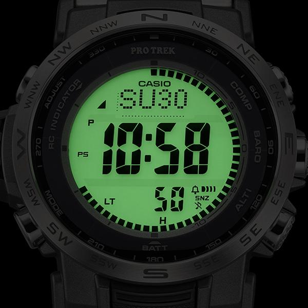 PRO TREK PROTREK プロトレック CASIO カシオ PRW-35 蓄光LCD DIG Ti