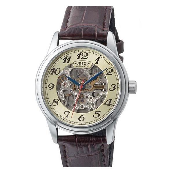革バンド SW-614M-02 AUREOLE オレオール メンズ 腕時計 国内正規品 送料無料