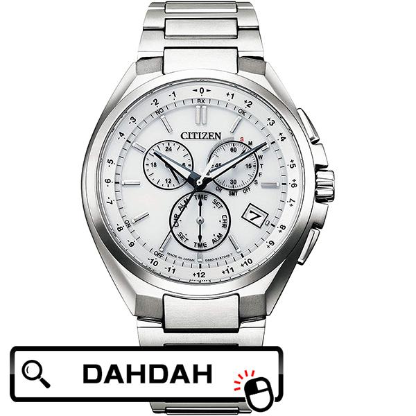 エコドライブ 電波時計 白 腕時計 シルバー シチズン Cb5040 80a Citizen ファッション シチズン Attesa アテッサ 送料