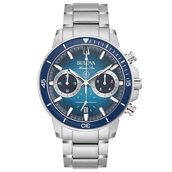 BULOVA ブローバ Marine Star マリンスター クォーツ クロノグラフ 96B380 メンズ 腕時計 国内正規品