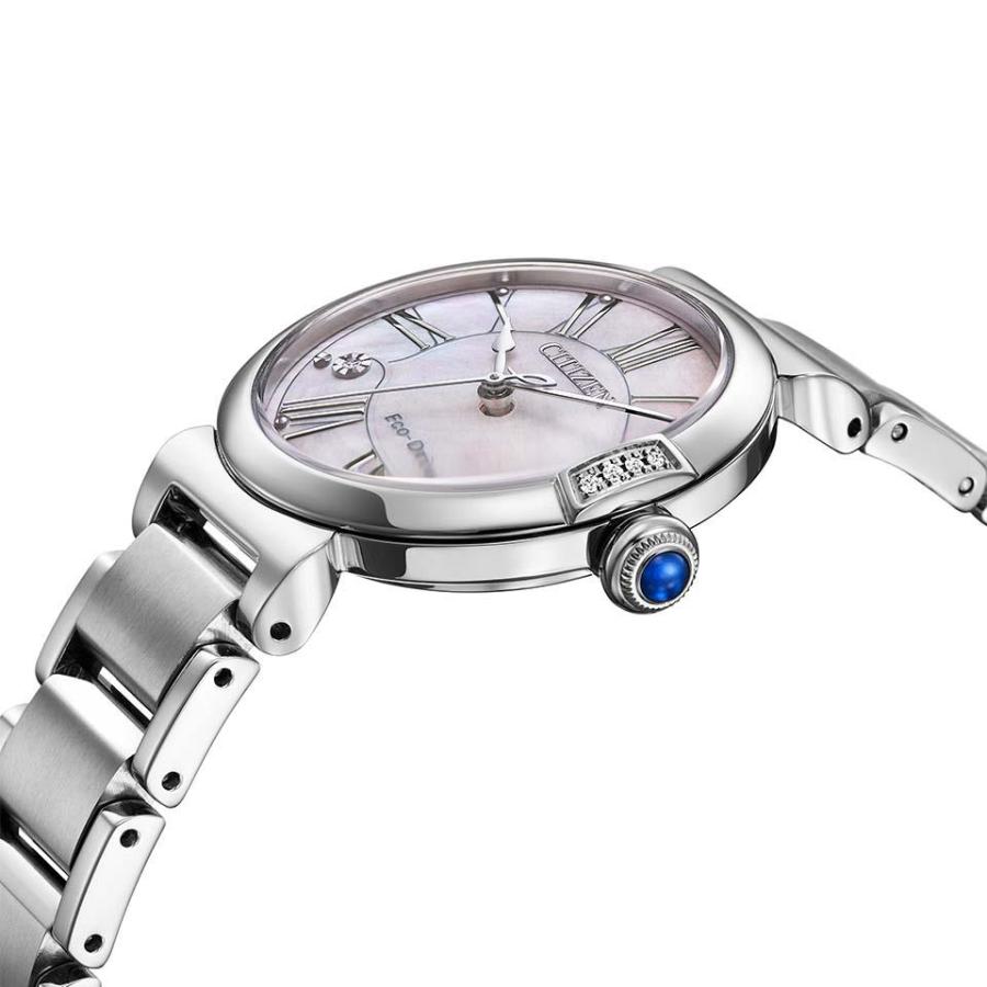 CITIZEN L シチズンエル EM1060-87Y エコ・ドライブ スズランインスパイアモデル 白蝶貝 ピンクグラデーション文字盤 ROUND Collectionの画像