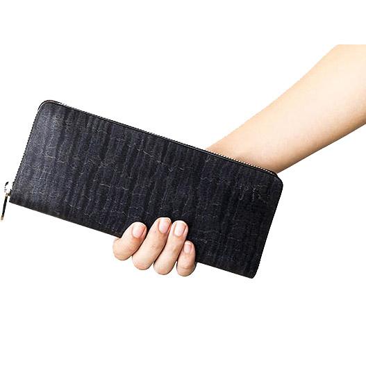 木の財布 カーリーメイプル使用 サイフ さいふ ウォレット ブラック wal-002-BLK sciva シーバ The Wallet ザ ウォレット メン ウォレット シーバ The Wallet