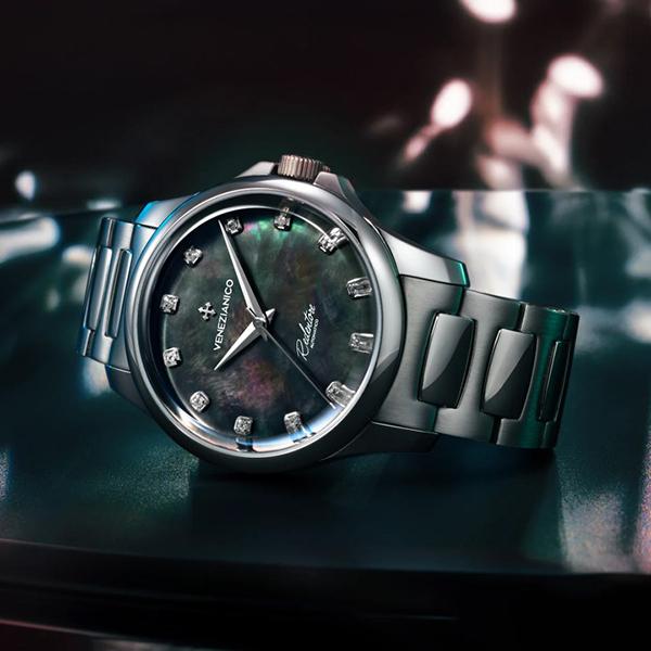 VENEZIANICO マザーオブパール 自動巻き 腕時計 Redentore 36 Diamond