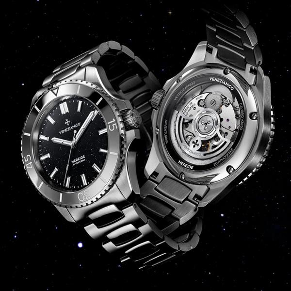 Venezianico 自動巻き ブラック 時計　36mm 36ミリ イタリアの時計ブランド Venezianico ヴェネチアニコ