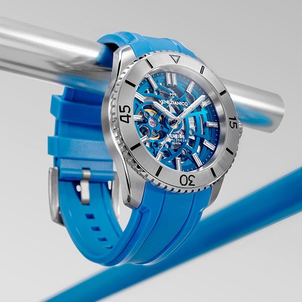 VENEZIANICO Nereide Ultraleggero 42 3921506 ヴェネチアニコ ヴェネツィアニコ ベネチアニコ メンズ 腕時計 国内正規品 送料無料 スケルトンウォッチ ラバーの画像