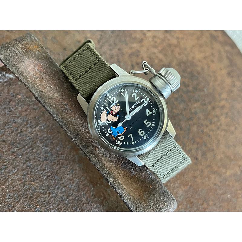 M.R.M.W. モントルロロイ ミリタリーウォッチ Buships Popeye ポパイ
