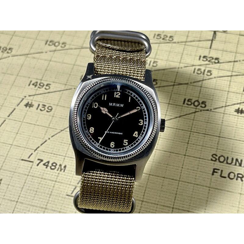 モントルロロイ　ミリタリーウォッチ M.R.M.W. モントルロロイ ミリタリーウォッチ Big turtle ビッグ