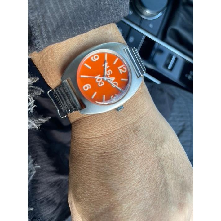 M.R.M.W. モントルロロイ ミリタリーウォッチ Royal 0052 H.S. Orange