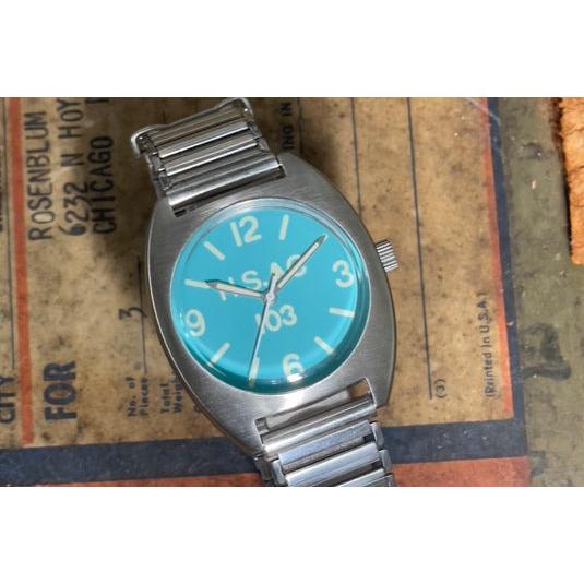 M.R.M.W. モントルロロイ ミリタリーウォッチ Royal 0052 H.S. Blue