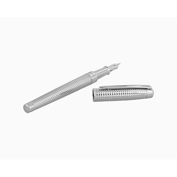 S.T.DUPONT（エス・テー・デュポン） 420014M 万年筆 14K シルバー